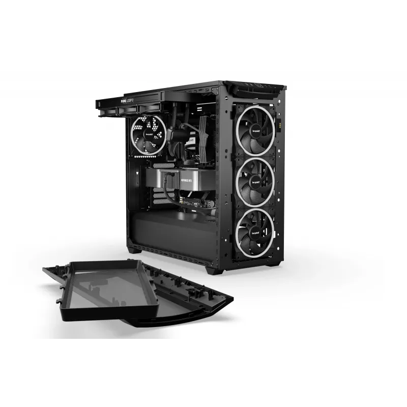 PC korpusas be quiet! Shadow Base 800 FX Midi Tower juodas