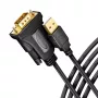 Axagon ADS-1PQN USB-A 2.0 - serijinis RS-232 DB9-M FTDI adapterio kabelis