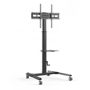 Techly ICA-TR228 multimedia cart/stand Juoda Flat panel
