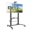 Multimedijos vežimėlis TECHLY ICA-TR230 juodas plokščiajam ekranui iki 110 colių, VESA 900x600, aukštis 1850 mm, apkrova 120 kg
