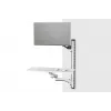 DIGITUS Workstation (Monitor. klaviatūra. pelė) Wall Mount 32in. 8kg. VESA 75x75/100x100. white/Juoda