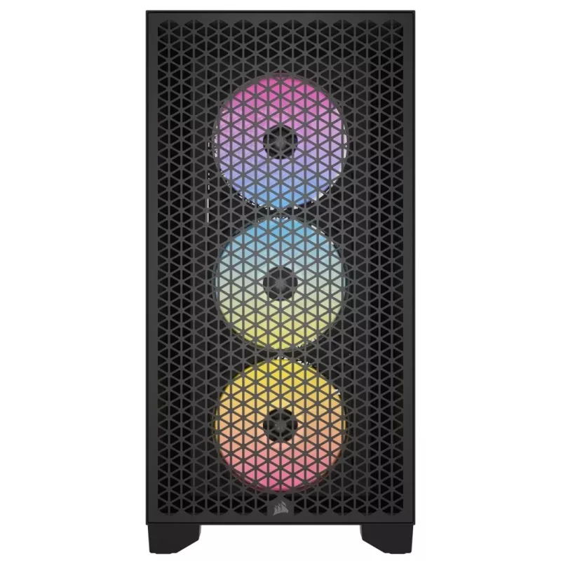 CORSAIR Mid-tower Pc Case - 3000d RGB Airflow - Juoda