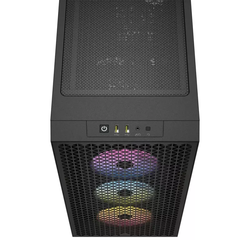 CORSAIR Mid-tower Pc Case - 3000d RGB Airflow - Juoda