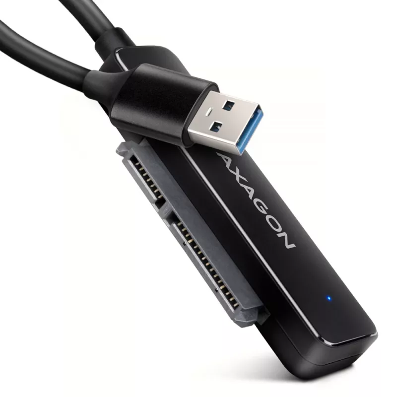 „Axagon ADSA-FP2A“ sąsajos kortelė USB 3.2 Gen 1 SATA kištukinis, juoda