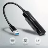 „Axagon ADSA-FP2A“ sąsajos kortelė USB 3.2 Gen 1 SATA kištukinis, juoda