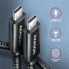Axagon BUCM2-CM30AB Duomenų ir įkrovimo USB 480Mbps kabelis 3 m. PD 240W, 5A. Juodas pintas