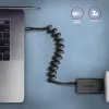 USB kabelis Axagon BUCM-CM20TB 1,1 m PD 60W 3A juodas