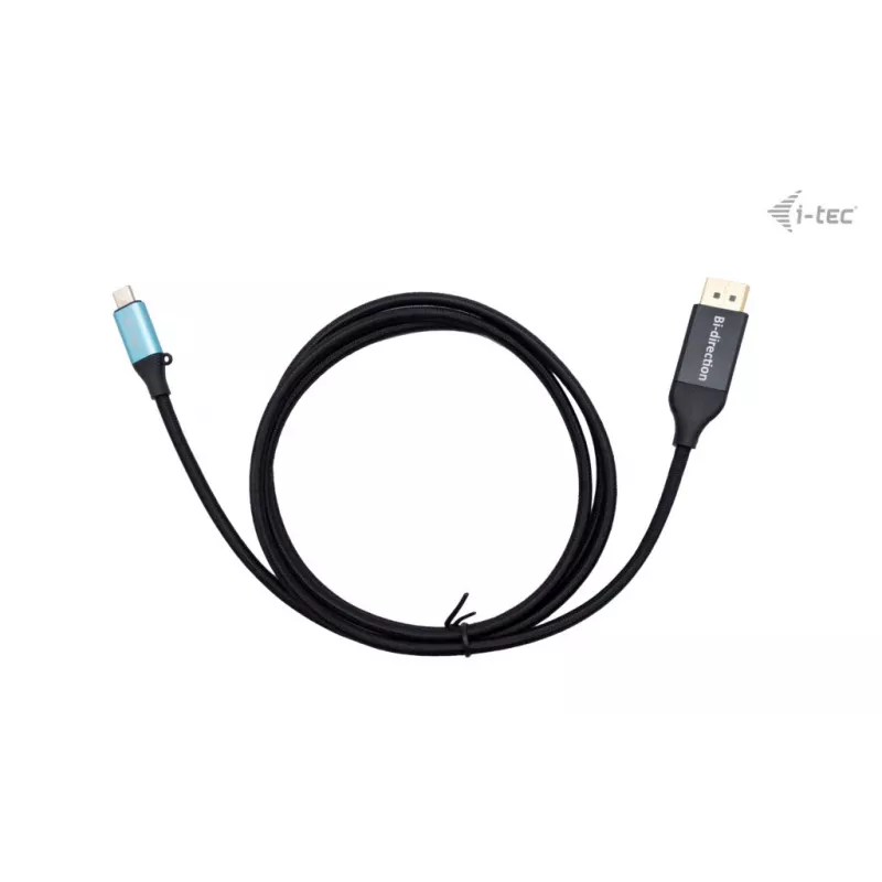 i-tec USB-C DisplayPort dvikryptis kabelio adapteris 8K/30Hz 150 cm