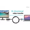 i-tec USB-C DisplayPort dvikryptis kabelio adapteris 8K/30Hz 150 cm