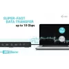 i-tec USB 3.0 / USB-C / Thunderbolt 3 Dual Display Docking Station Gen2 + Power Delivery 100W