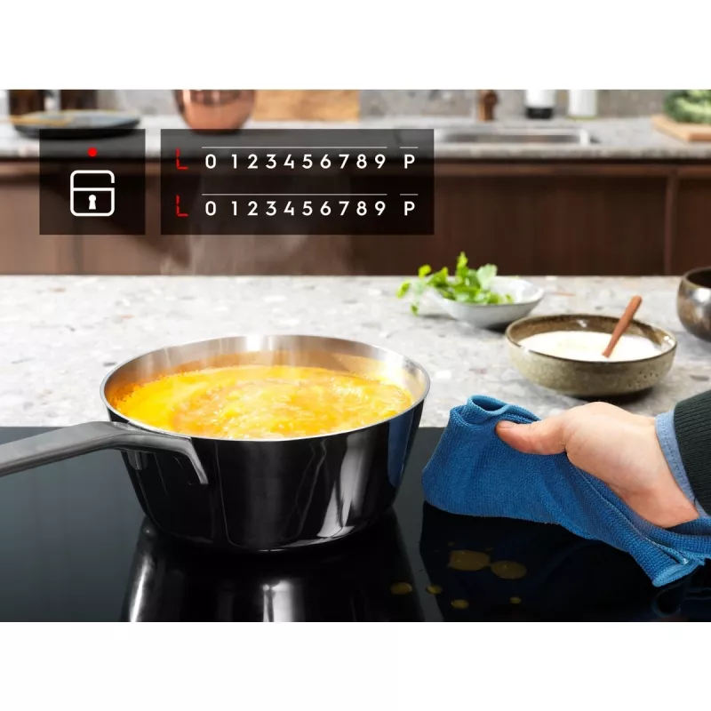 Electrolux Serie 300 LIB60420CK Juoda Built-in 59 cm Zone induction hob 4 zone(s)