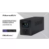 Nepertraukiamo maitinimo šaltinis QOLTEC 53770, Line-Interactive UPS 1,5 kVA (900 W), 2 C13 lizdai, AVR, LCD, USB Type-B