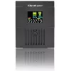 Nepertraukiamo maitinimo šaltinis QOLTEC 53770, Line-Interactive UPS 1,5 kVA (900 W), 2 C13 lizdai, AVR, LCD, USB Type-B