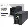 Nepertraukiamo maitinimo šaltinis QOLTEC 53770, Line-Interactive UPS 1,5 kVA (900 W), 2 C13 lizdai, AVR, LCD, USB Type-B