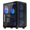 PC korpusas ENDORFY Arx 500 ARGB ATX juodas — grūdintas stiklas, ARGB, ATX, maks. GPU 350 mm, CPU aušintuvo aukštis 179 mm, 7 išplėtimo lizdai