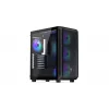 PC korpusas ENDORFY Arx 500 ARGB ATX juodas — grūdintas stiklas, ARGB, ATX, maks. GPU 350 mm, CPU aušintuvo aukštis 179 mm, 7 išplėtimo lizdai