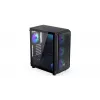 PC korpusas ENDORFY Arx 500 ARGB ATX juodas — grūdintas stiklas, ARGB, ATX, maks. GPU 350 mm, CPU aušintuvo aukštis 179 mm, 7 išplėtimo lizdai