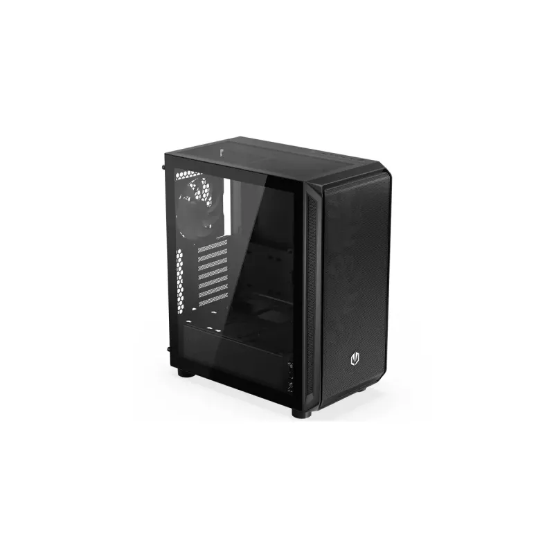 PC korpusas ENDORFY Arx 500 ARGB ATX juodas — grūdintas stiklas, ARGB, ATX, maks. GPU 350 mm, CPU aušintuvo aukštis 179 mm, 7 išplėtimo lizdai