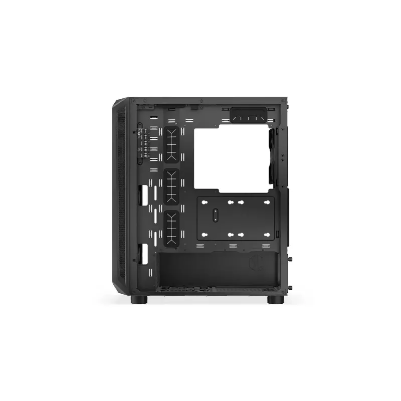 PC korpusas ENDORFY Arx 500 ARGB ATX juodas — grūdintas stiklas, ARGB, ATX, maks. GPU 350 mm, CPU aušintuvo aukštis 179 mm, 7 išplėtimo lizdai