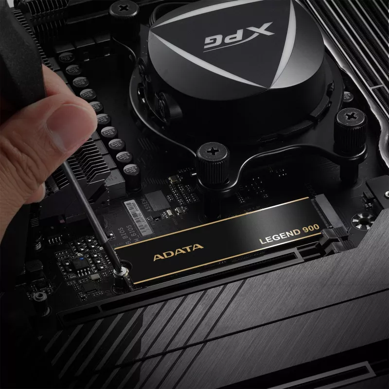 SSD M.2 2280 ADATA LEGEND 900 512 GB PCIe 4.0 NVMe 7000/5400 MB/s, TBW 1200, AES aparatinės įrangos šifravimas