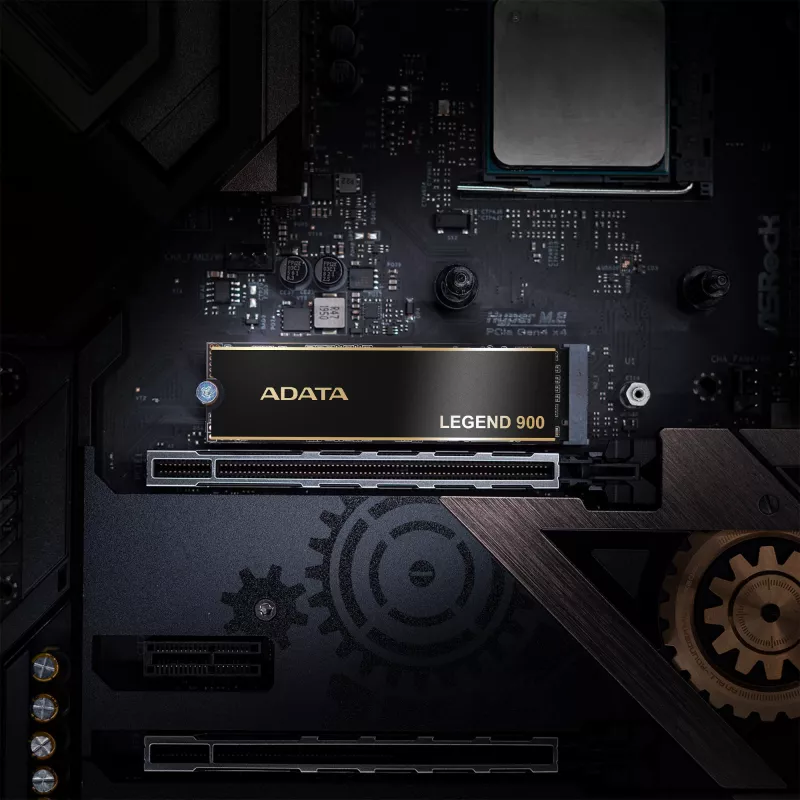 SSD M.2 2280 ADATA LEGEND 900 512 GB PCIe 4.0 NVMe 7000/5400 MB/s, TBW 1200, AES aparatinės įrangos šifravimas