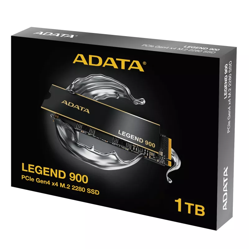 Vidinis M.2 SSD ADATA LEGEND 900 1 TB PCIe 4.0 NVMe (2280) 7000/5400 MB/s, 3D NAND, TBW 1200