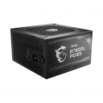 MSI MAG A750GL PCIE5 maitinimo blokas 750 W 20+4 pin ATX ATX juodas