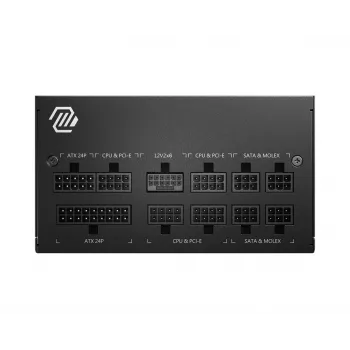 MSI MAG A750GL PCIE5 maitinimo blokas 750 W 20+4 pin ATX ATX juodas