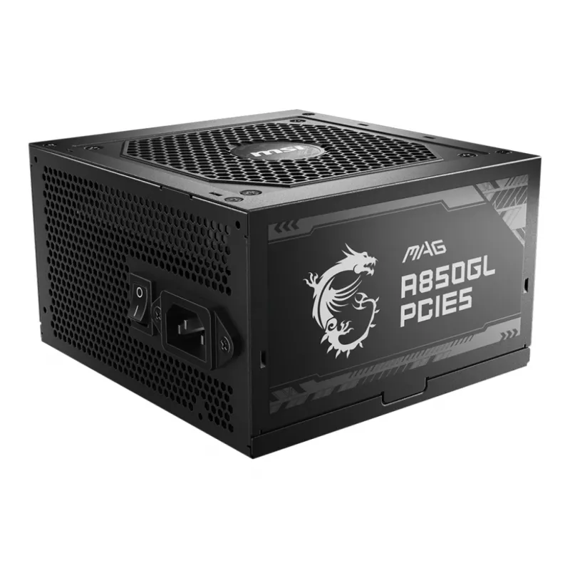 MSI MAG A850GL PCIE5 maitinimo blokas 850 W 20+4 pin ATX ATX Juoda