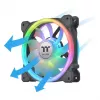 Thermaltake SWAFAN 12 RGB 12 cm ventiliatorius, juodas, 500–2000 RPM