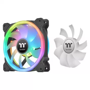 Thermaltake SWAFAN 12 RGB 12 cm ventiliatorius, juodas, 500–2000 RPM