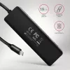 Axagon HUE-C1C 4x USB 5Gbps TRAVEL hub, USB-C maitinimo įvadas, 19 cm USB-C laidas