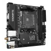 GIGABYTE A520I AC pagrindinė plokštė – palaiko AMD Ryzen 5000 serijos AM4 procesorius, 6 fazių skaitmeninis VRM, iki 5300MHz DDR4 (OC), 1xPCIe 3.0 M.2, WIFI, GbE LAN, USB 3.2 Gen1