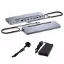 i-tec USB-C Metal Ergonomic 3x 4K Display Docking Station su Power Delivery 100 W ir universaliu įkrovikliu 100 W