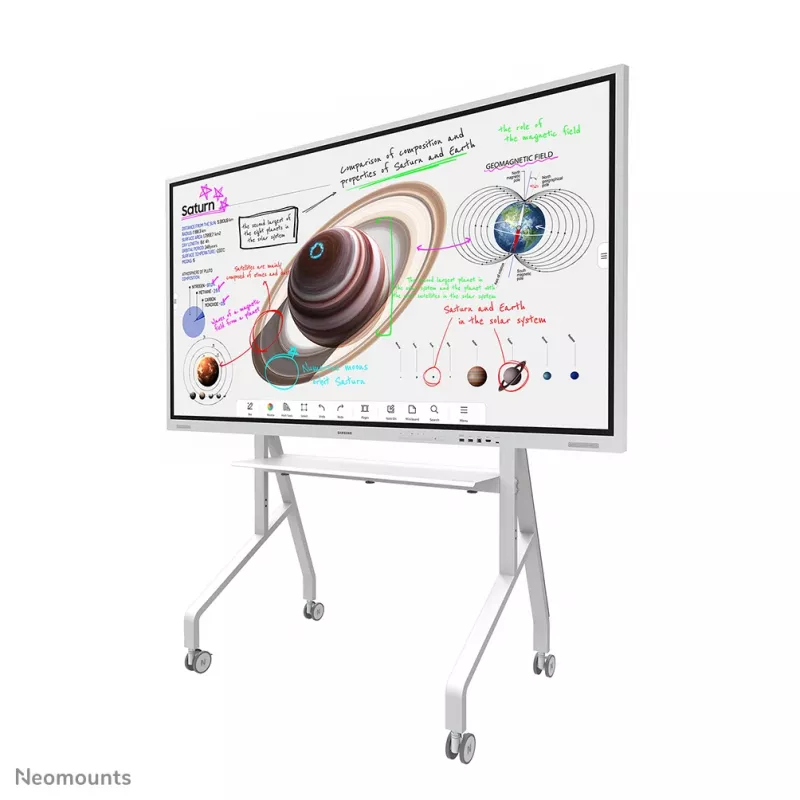 Neomounts FL50-525WH1 televizijos vežimėlis 55-86 col. - greitas montavimas - TÜV