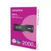 ADATA SC610 USB atmintinė 2 TB įmautė USB Type-A 3.2 Gen 2, 550 MB/s skaitymo, 500 MB/s rašymo, juoda