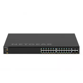 NETGEAR GSM4328-100AJS valdomas L3 Gigabit Ethernet (10/100/1000) maitinimas per eternetą (PoE) 1U juodas