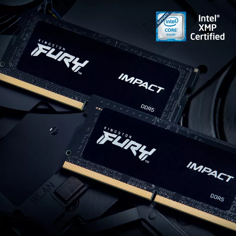 Kingston Technology FURY 64GB 5600MT/s DDR5 CL40 SODIMM (2 vnt. rinkinys) Impact PnP