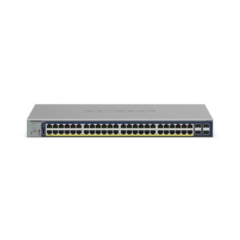 NETGEAR GS728TP valdomas L2/L3/L4 gigabitinis eterneto (10/100/1000) maitinimas per eternetą (PoE) pilkas