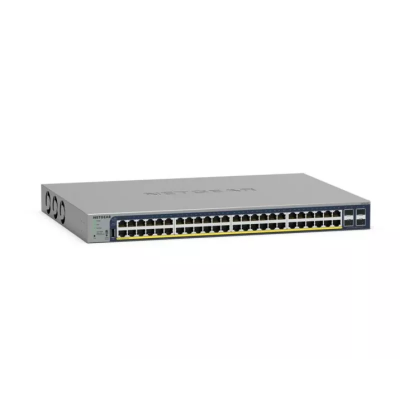 NETGEAR GS728TP valdomas L2/L3/L4 gigabitinis eterneto (10/100/1000) maitinimas per eternetą (PoE) pilkas