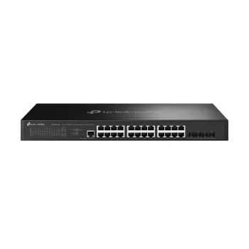TP-Link Omada 24 prievadų 2.5GBASE-T L2+ valdomas komutatorius su 4 10GE SFP+ lizdais