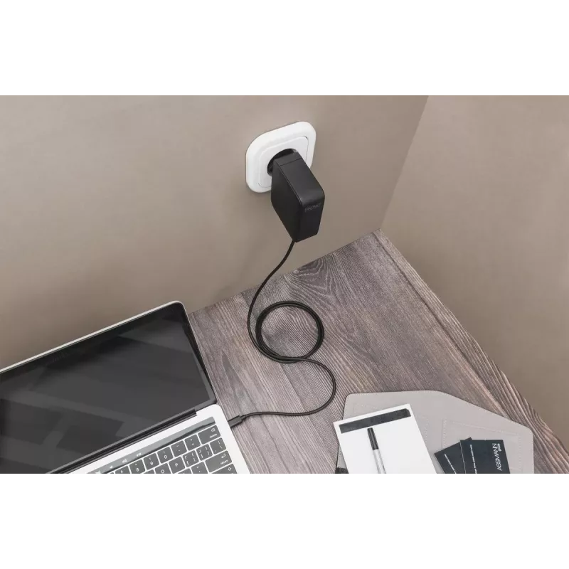 DIGITUS nešiojamojo kompiuterio įkroviklis USB-C maitinimo šaltinis 100W PD 3.0