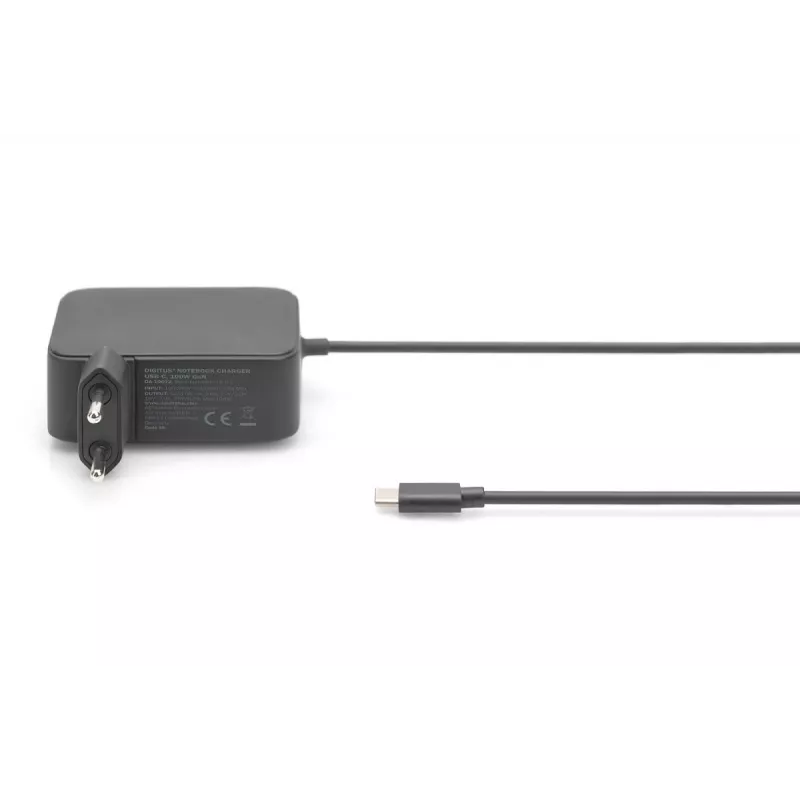 DIGITUS nešiojamojo kompiuterio įkroviklis USB-C maitinimo šaltinis 100W PD 3.0