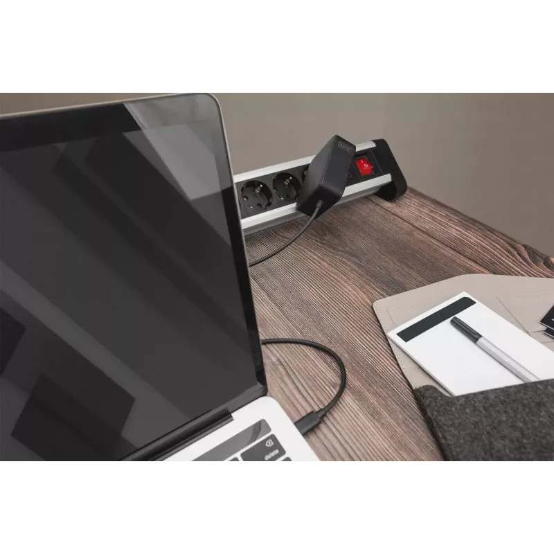 DIGITUS nešiojamojo kompiuterio įkroviklis USB-C maitinimo šaltinis 100W PD 3.0