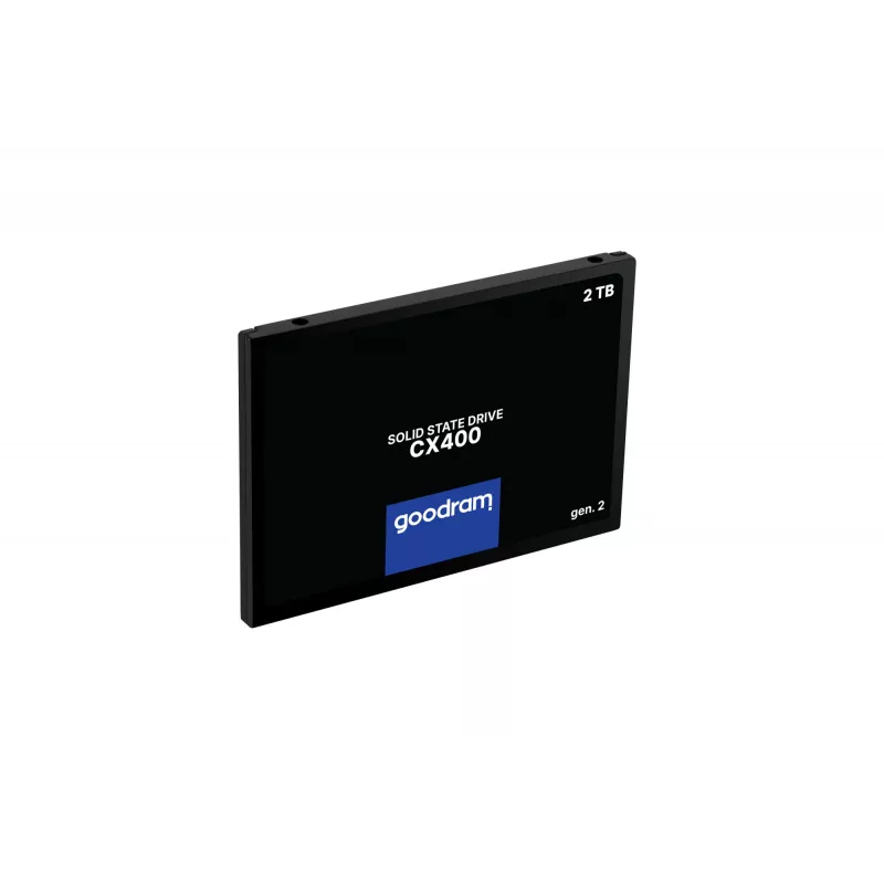 2,5 col. SATA III SSD GOODRAM CX400 2,05 TB (2048 GB) 3D NAND, skaitymas 550 MB/s, rašymas 500 MB/s, TBW 720, MTBF 2 000 000 val.