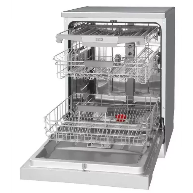 Laisvai pastatoma indaplovė AMICA DFM64C7EOQIH, 14 vietų, Inox, 47 dB, energijos klasė C