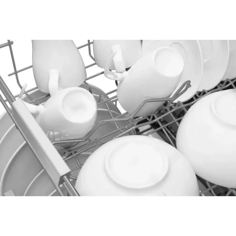 Laisvai pastatoma indaplovė AMICA DFM64C7EOQIH, 14 vietų, Inox, 47 dB, energijos klasė C