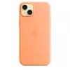 APPLE Apple Silicone Case su MagSafe iPhone 15 Plus Sorbet Oranžinė