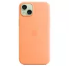 APPLE Apple Silicone Case su MagSafe iPhone 15 Plus Sorbet Oranžinė