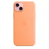 APPLE Apple Silicone Case su MagSafe iPhone 15 Plus Sorbet Oranžinė